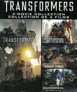 Transformers: 4-Movie Collection  [BLU-RAY MOVIE] Boxed Set, Gift Set,