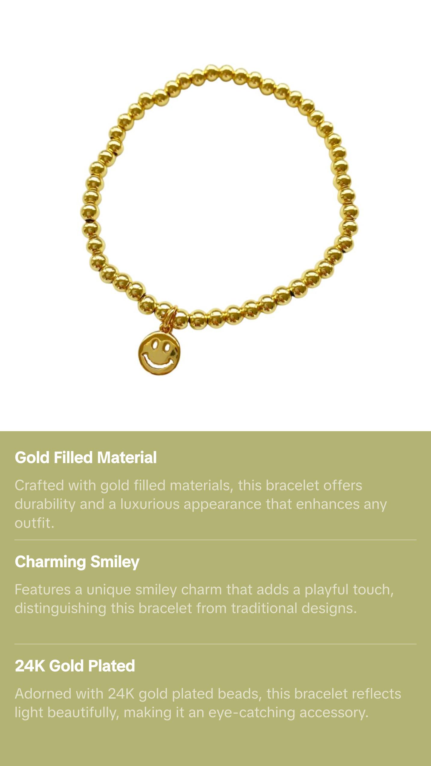 Smiley Charm Bracelet