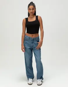 LEVI'S Premium Baggy Dad Womens Jeans - Heavy Check LEVI'S Premium Baggy Dad Womens Jeans - Heavy Check