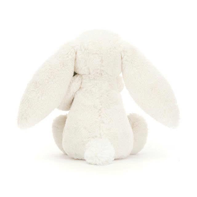 JellyCat Holiday Bunny Holding Christmas Tree Plush Soft Cute Winter Gift for Kids Festive Design Ideal for Children