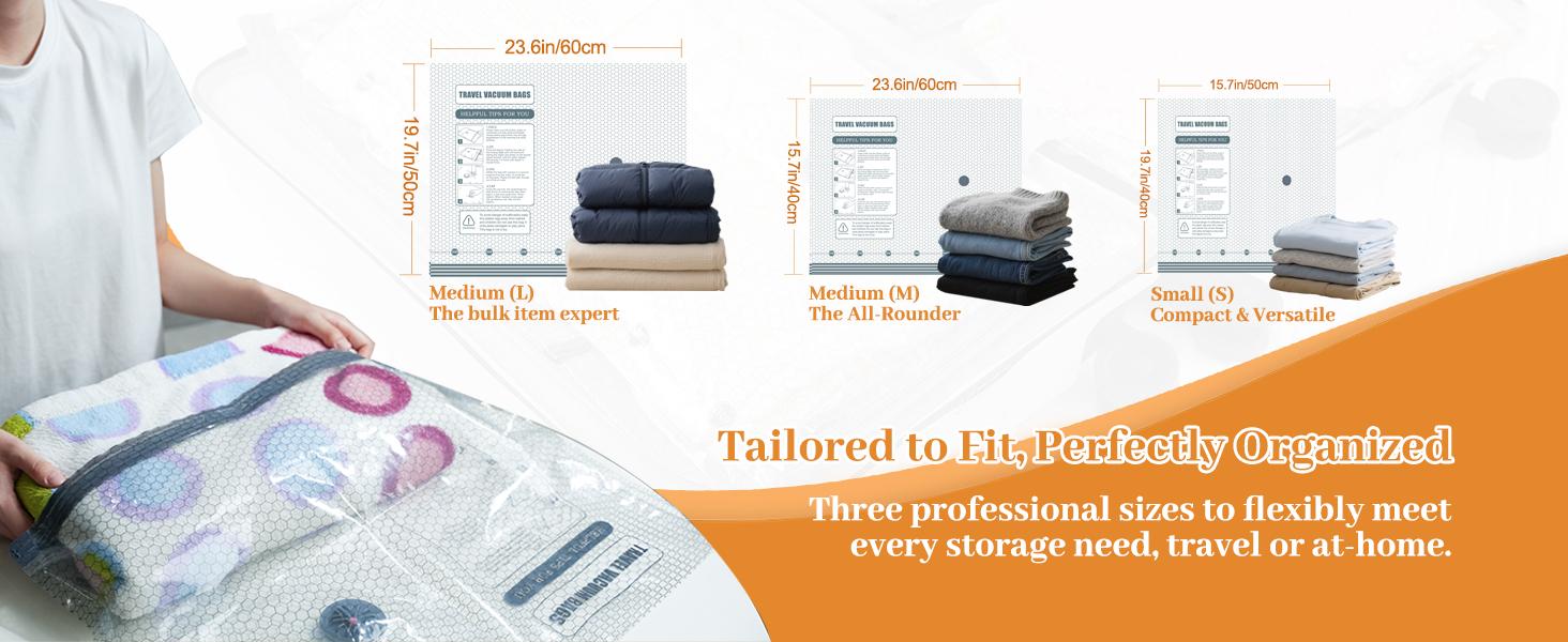 [2026 Upgraded] Cordless Travel Vacuum Bag Set with USB-15/9 Pack Vacuum Compression Storage Bags,Savers for Clothing & Travel Essentials. Zipper Pouches, Outdoor Packing System, Hand Organizer, Christmas Variety Pack