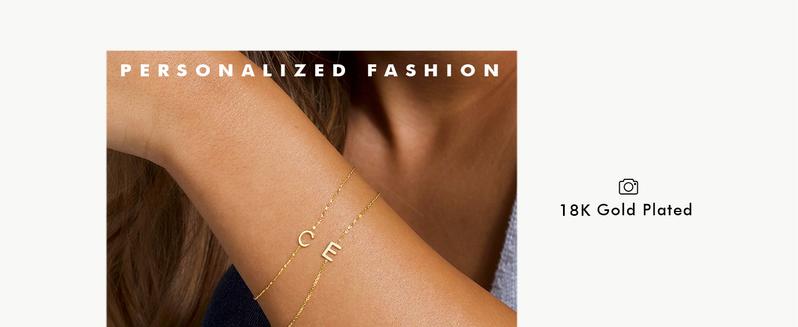 Turandoss Initial Bracelets for Women — Dainty Letter Jewelry, Perfect Gifts and Everyday Wear Turandoss Initial Bracelets for Women — Dainty Letter Jewelry, Perfect Gifts and Everyday Wear