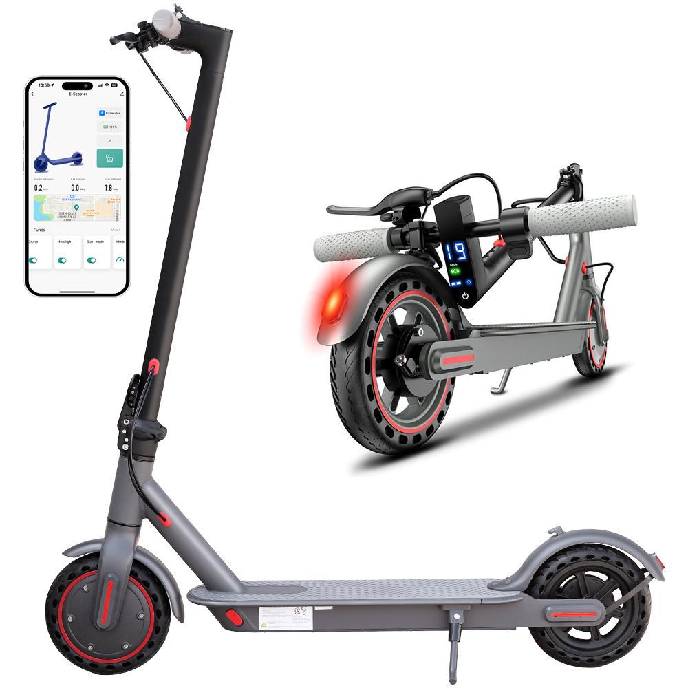 Electric Scooter – 19 MPH Max Speed, 350W Motor, Adults Teens, 8.5" Honeycomb Solid Tires, Foldable Design, Dual Braking System, smart app control, foldable commuter scooter, Long Range Commuter Electric Scooter – 19 MPH Max Speed, 350W Motor, Adults Teens, 8.5" Honeycomb Solid Tires, Foldable Design, Dual Braking System, smart app control, foldable commuter scooter, Long Range Commuter
