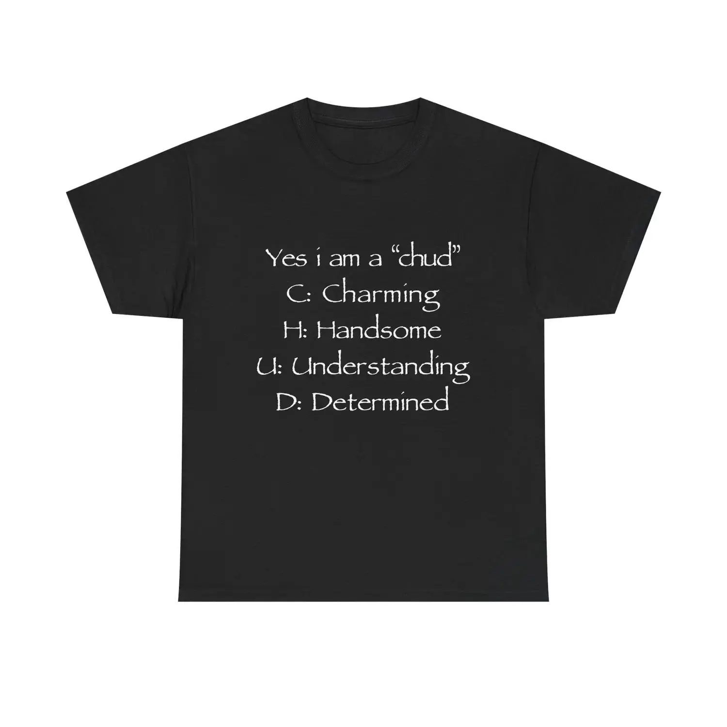 Yes i am a chud T-Shirt | Chud Acronym Meme Unisex Cotton Tee Yes i am a chud T-Shirt | Chud Acronym Meme Unisex Cotton Tee