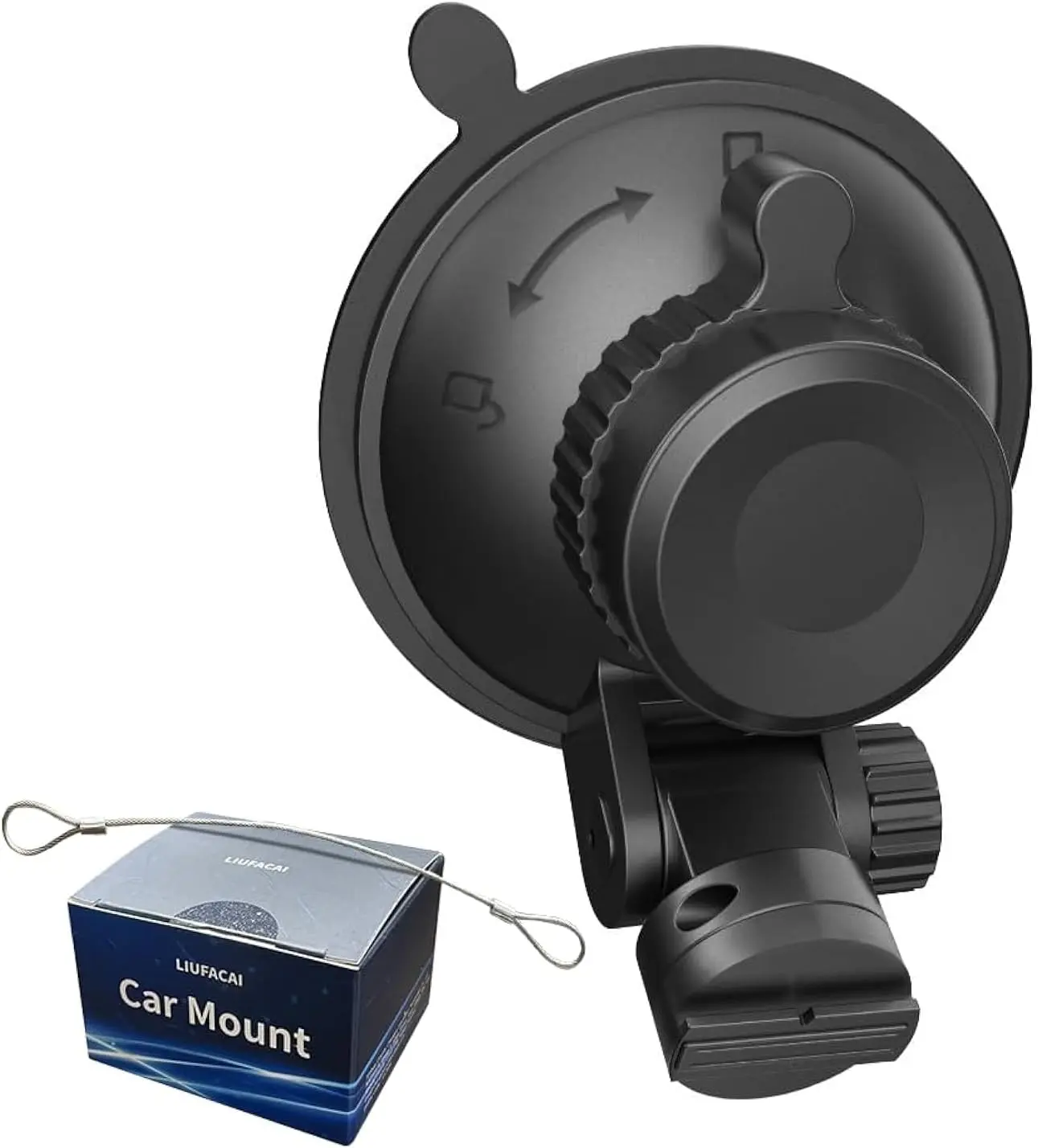 Dash Cam Mount, Suction Cup Mount, Windshield Suction Cup Mounting Bracket, Suitable for R2-4K and R2-4K PRO Dash Cam Models