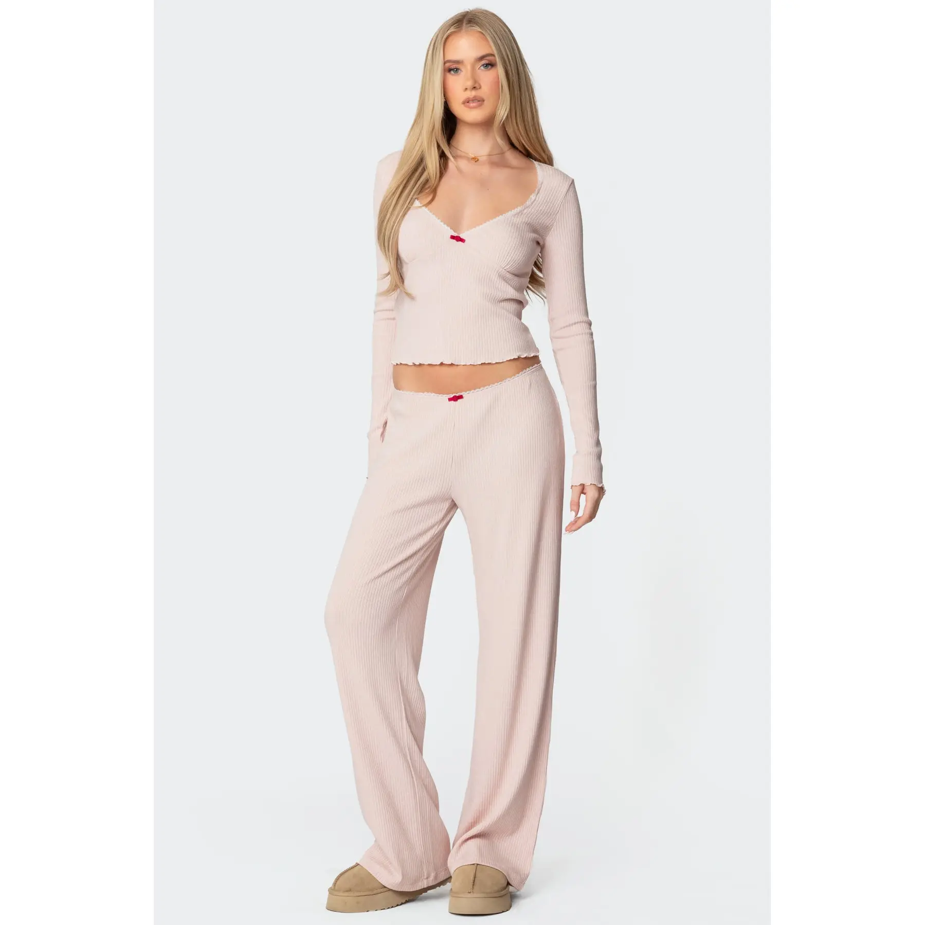 Roselle Ribbed Pants