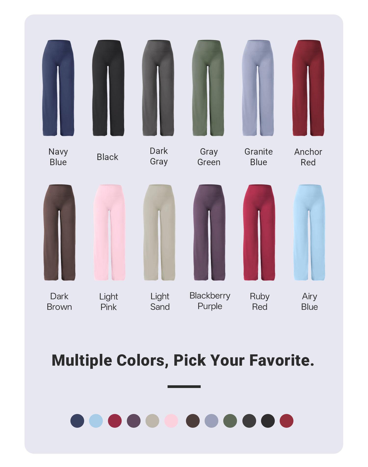 YEOREO High Waist Straight Leg Leggings Women No Front Seam Workout Yoga Pant Seamless Gym Wear flattering Confort Able Pants Activewear Bottoms Sweatpants