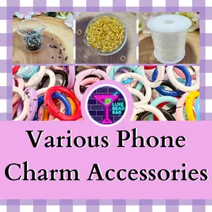 Various Phone Charm Accessories for Charms, Keychains and other DIY