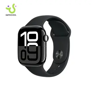 Refurbished Apple Watch Series 10 46mm Cellular Jet-Black Aluminum - Excellent Condition, like-new performance, 1-Year Warranty by JunQ Trading