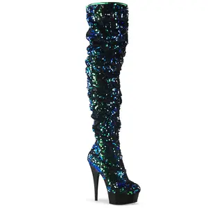 Pleaser Delight-3004 Women's All-Seasons Platform Footwear, Boot-Style Shoe