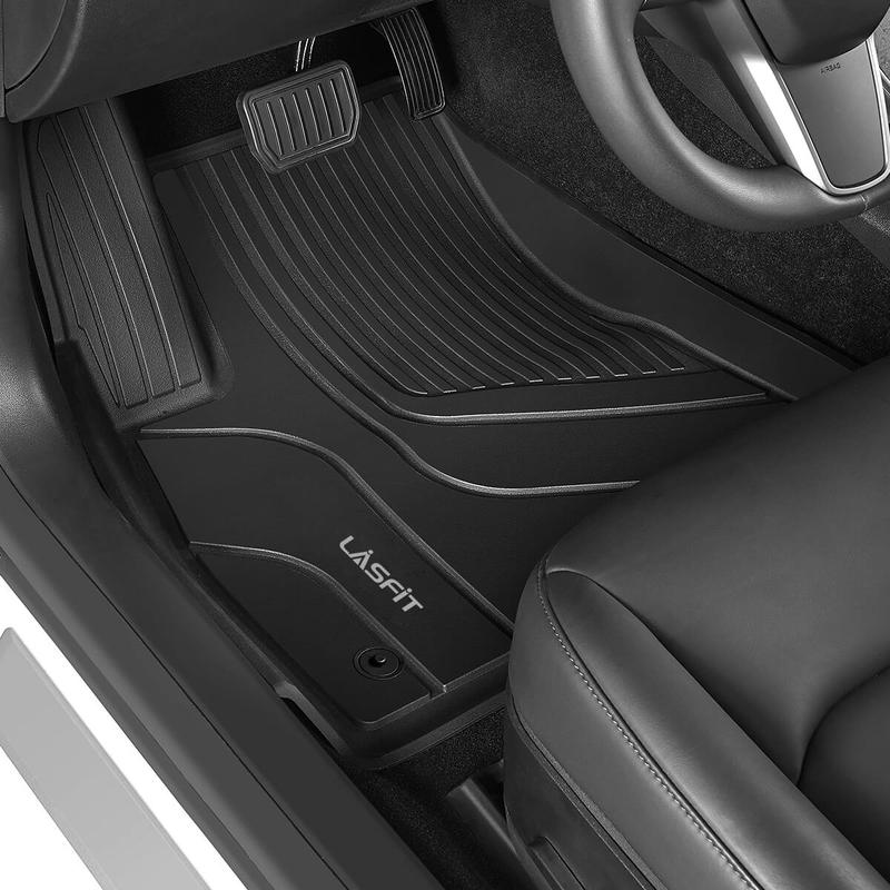 LASFIT Floor Mats Fit for Tesla Model 3 & Model Y,TPE Material ,All Weather,Perfect Custom Fit Car Interior Accessories LASFIT Floor Mats Fit for Tesla Model 3 & Model Y,TPE Material ,All Weather,Perfect Custom Fit Car Interior Accessories
