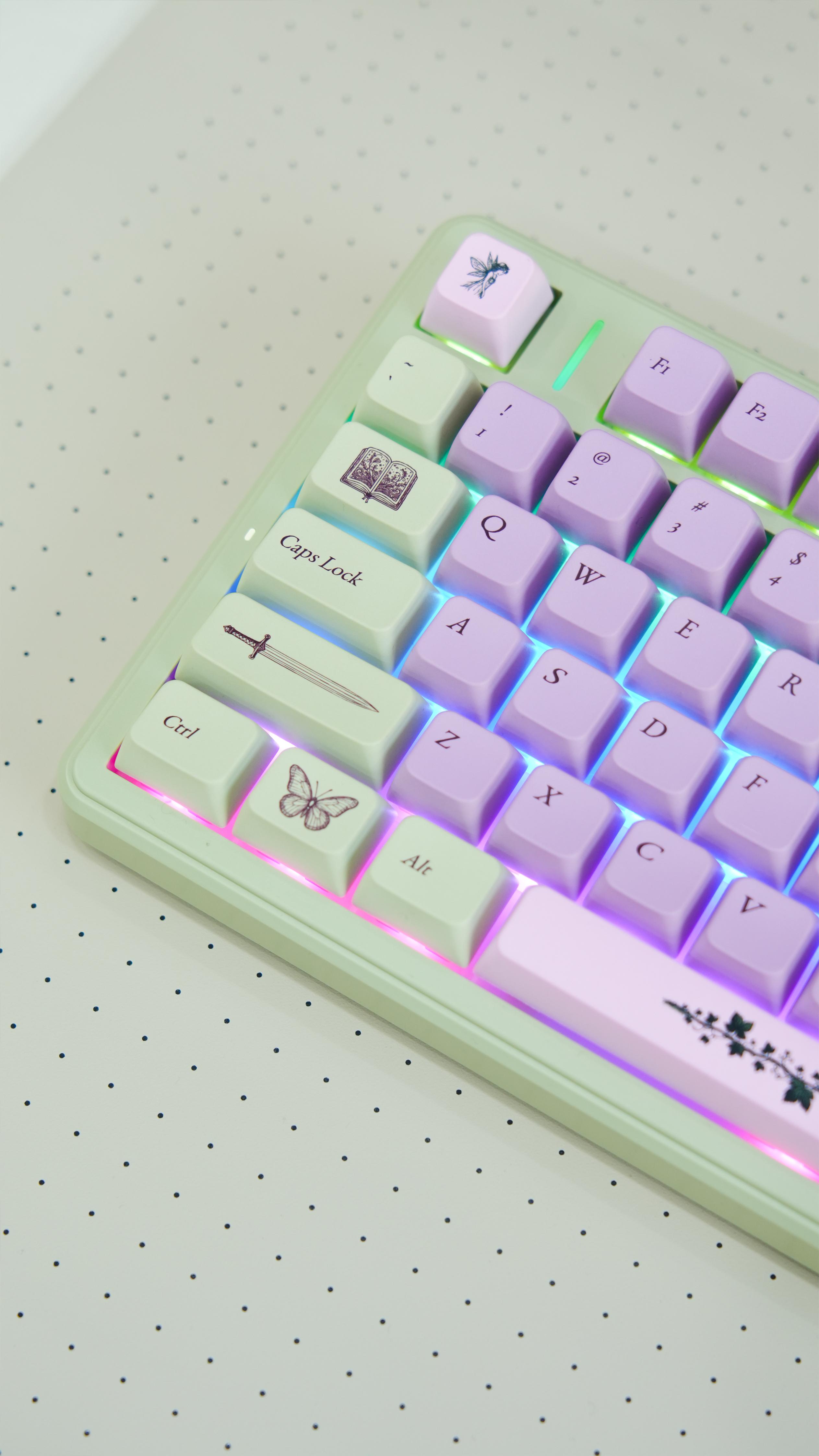 [AULA × Jesnerdingout Co-Designed] Fae Blade F99 Pro Wireless Mechanical Keyboard, 99% Layout, Tri-Mode Connectivity, Hot-Swappable, With Knob Control, RGB Backlight