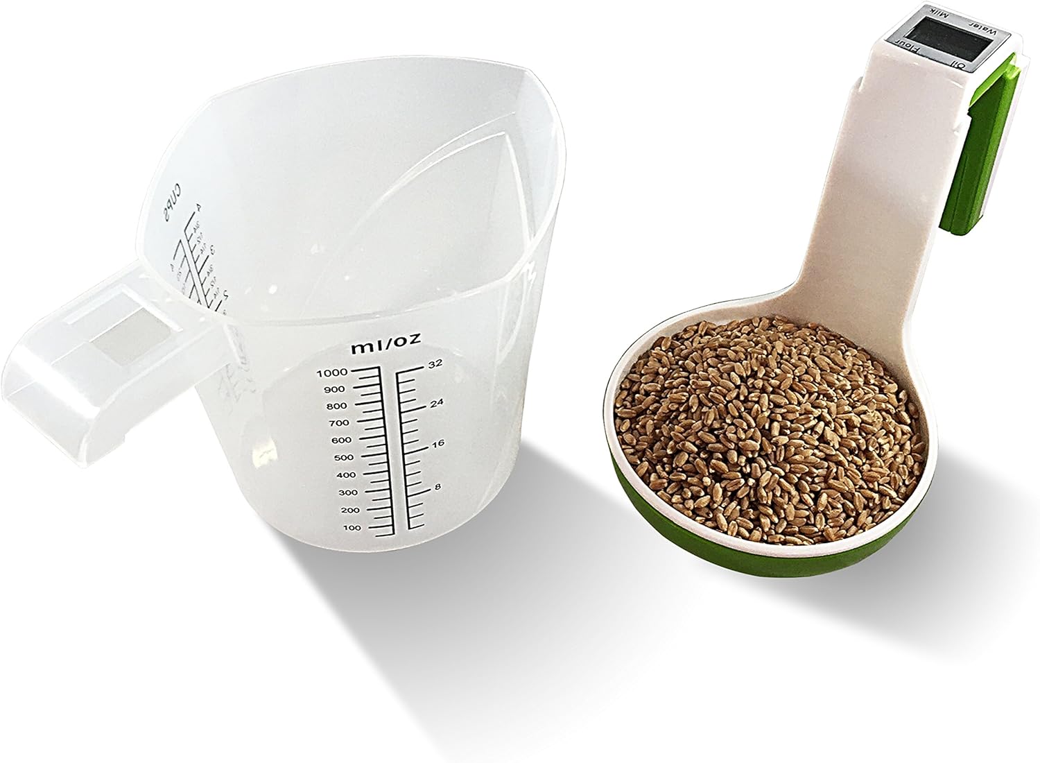 Digital Kitchen Measuring Cup Scale with 1 Liter Capacity Precise 2-in-1 Scale & Detachable Measuring Cup for Accurate Baking Cooking Sturdy Washable Design - Handles Handles, Measure, Plastic, Spice, Utensils Digital Kitchen Measuring Cup Scale with 1 Liter Capacity Precise 2-in-1 Scale & Detachable Measuring Cup for Accurate Baking Cooking Sturdy Washable Design - Handles Handles, Measure, Plastic, Spice, Utensils