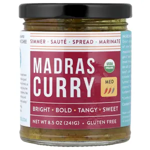 Pure Indian Foods Madras Curry, Medium, 8.5 oz (241 g)