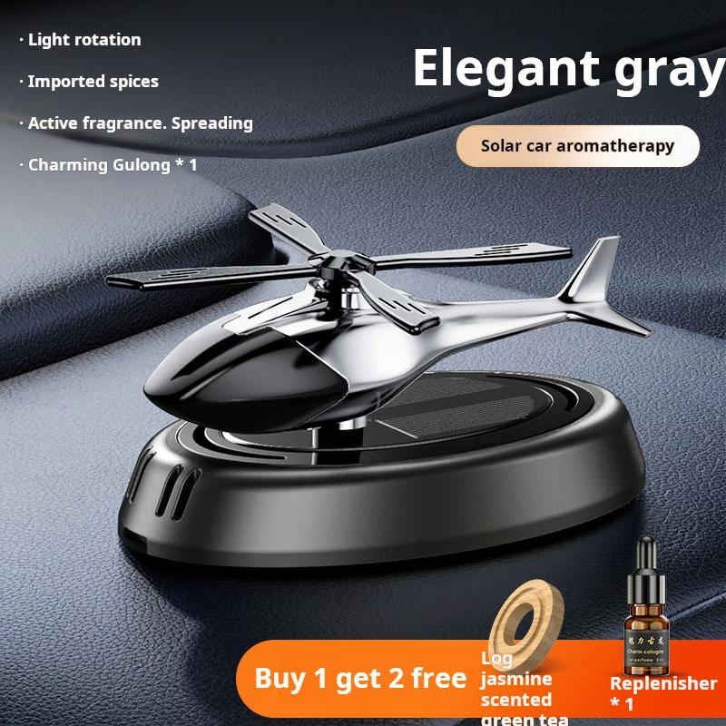 Solar-Powered Car Fragrance Diffuser — Sunlight-powered, no charging needed. Eco-friendly and energy-efficient, it naturally releases lasting fragrance to keep your car fresh, accompanying every journey with pleasant scent.