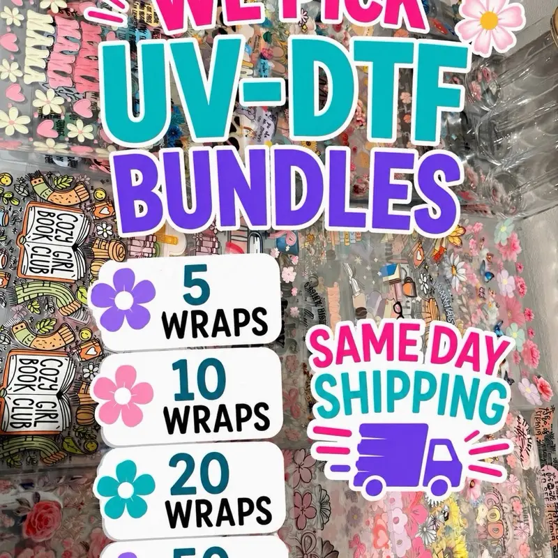 UV-DTF we pick wrap bundle