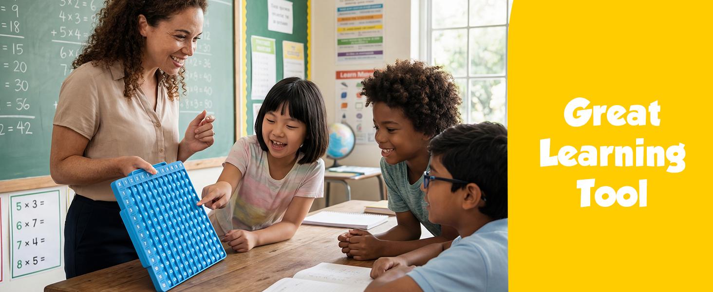 KIDGENIUS Torlam Math Flash Cards & Board Multiplication Division Addition Subtraction Games for Kids 1st-6th Grade Educational Fun Learning Toys