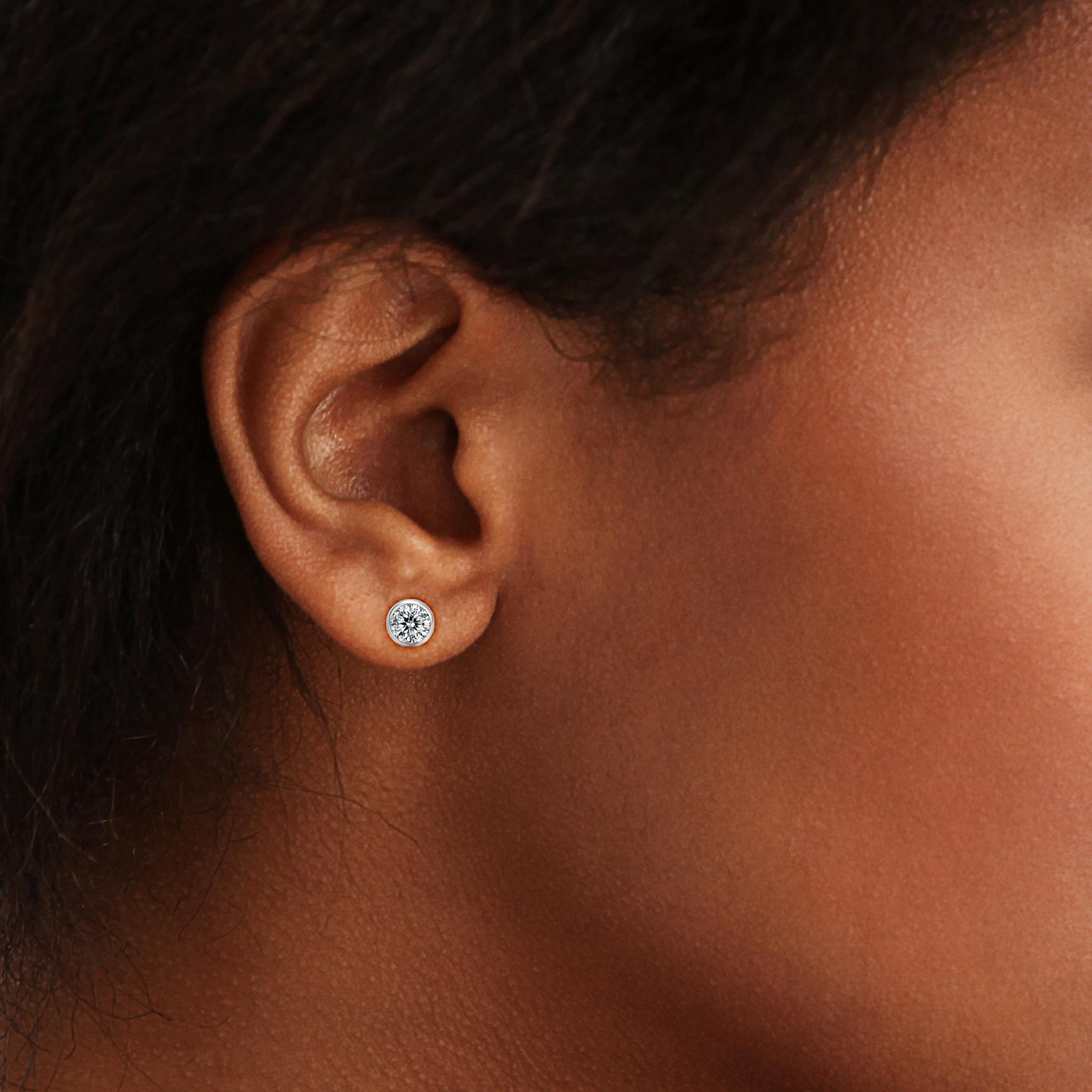 Delzzad Bling Bezel Bubble Stud Earrings Synthetic Moissanite S925 Earring Jewelry Perfect Birthday Engagement Anniversary Dating Christmas Gift for Men Women Wedding Set Delzzad Bling Bezel Bubble Stud Earrings Synthetic Moissanite S925 Earring Jewelry Perfect Birthday Engagement Anniversary Dating Christmas Gift for Men Women Wedding Set