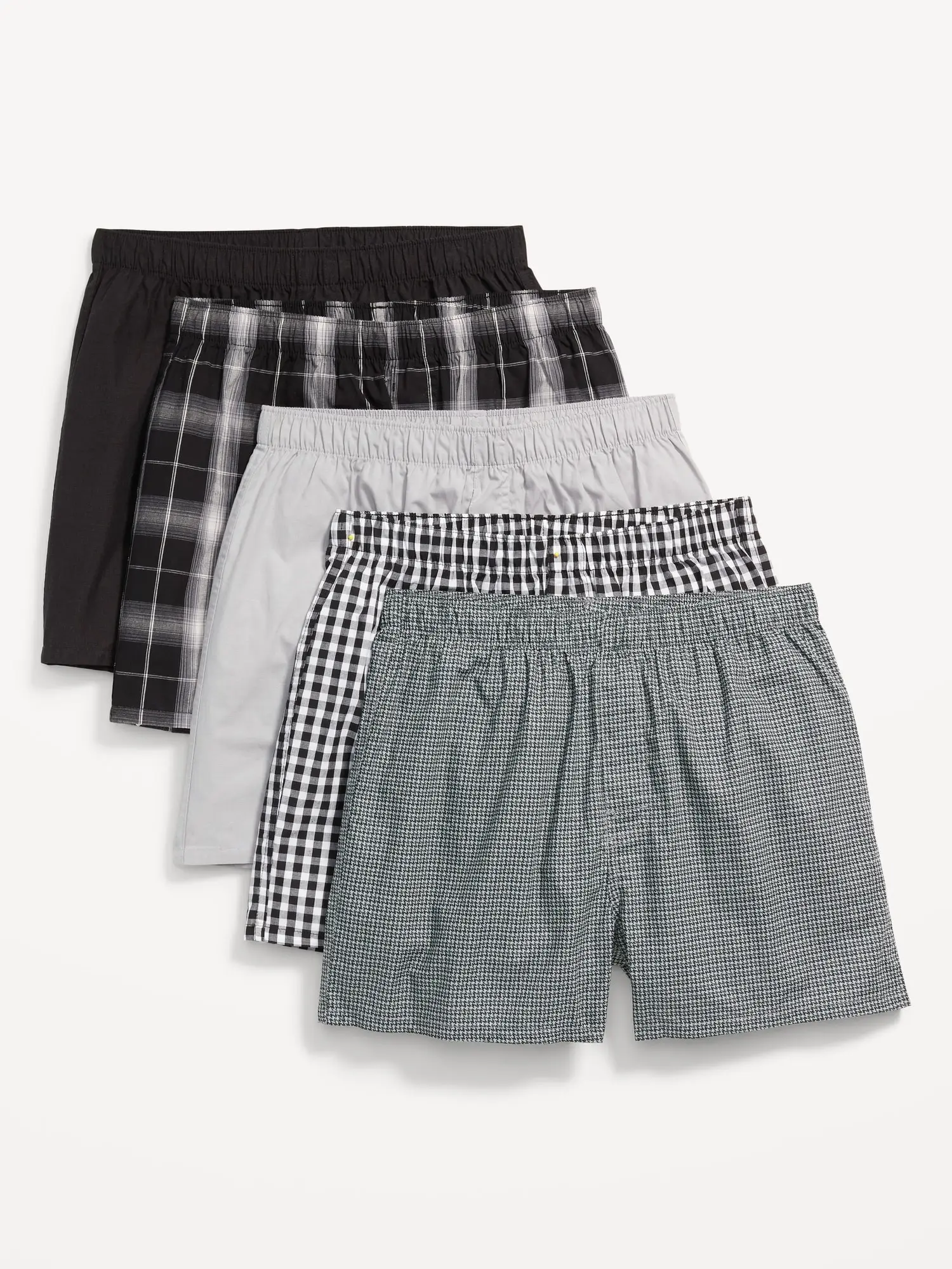 Old Navy Men's 5-Pack Soft-Washed Boxer Shorts -- 3.75-inch inseam