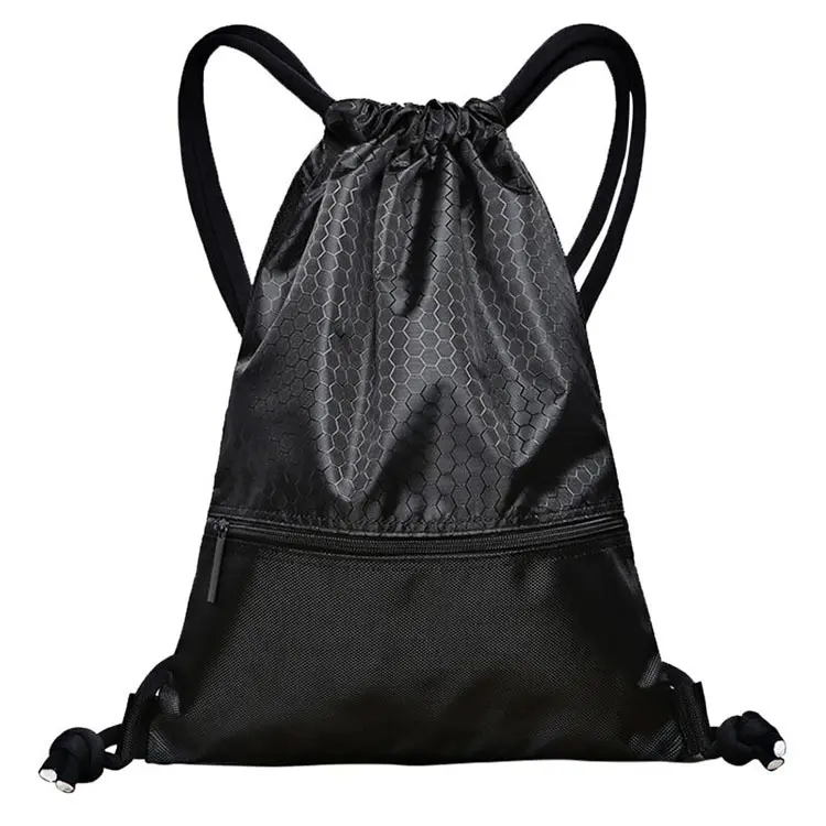 Drawstring Backpack Bag Sport Gym Sackpack