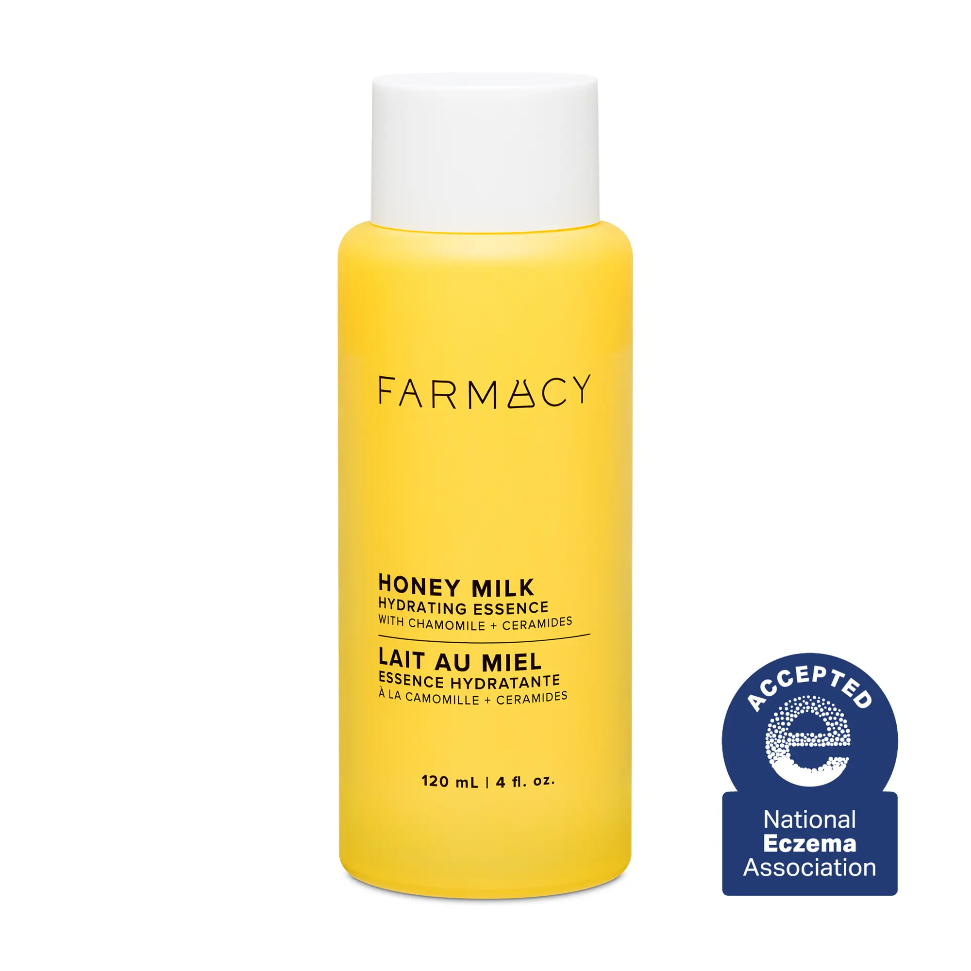 Farmacy Beauty Honey Milk Hydrating Essence - Milky Serum with Ceramides, Chamomile, Barrier Repair, Redness Reduction for Sensitive Skin, Lightweight Nourishing Moisturizer for Selfcare & Soft Skin