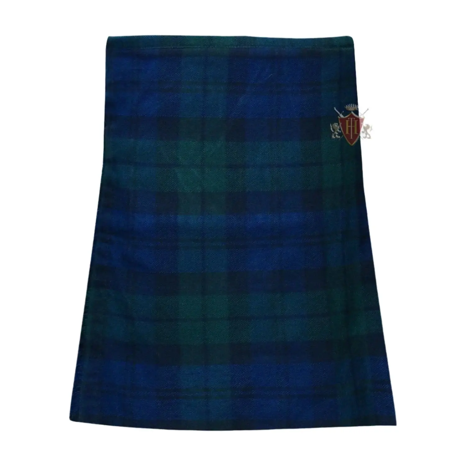Youth Black Tartan Kilts, Machine Washable Sports Skirts for Sports & Outdoor Activities
