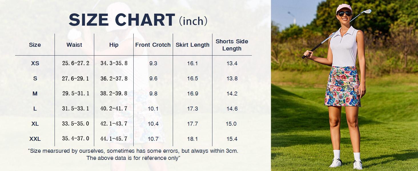 High Waisted Tummy Control Women's Golf dress Summer Yoga Stretchy Tennis Skirt with inner Shorts Anti-Chafe Lined Workout Skirt Lightweight & Elastic for Running Yoga 2026 Spring gift for you