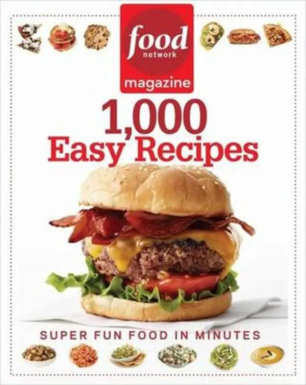 USED Book - Food Network Magazine 1,000 Easy Recipes: Super Fun Food for Every Day by Food Network Magazine (Paperback) - english
