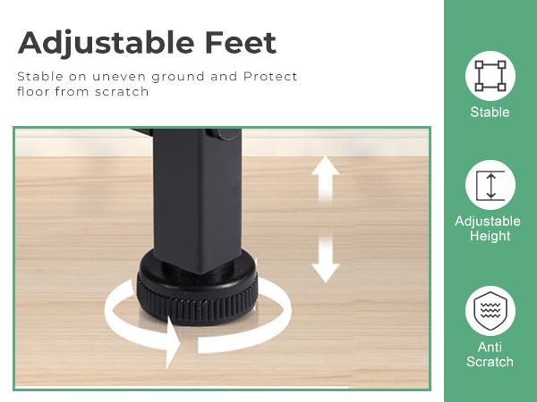 Dresser for Bedroom, Storage Drawers, Skinny Fabric Storage Tower with 4 Drawers