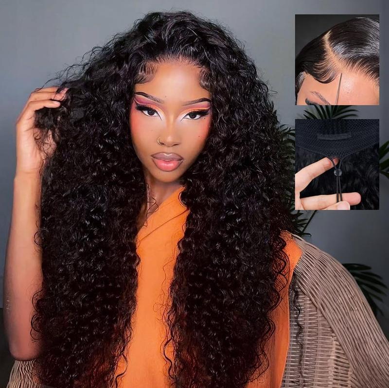 [Update 13x6 Glueless Wig] Bling Hair 13x6 13x4 HD Transparent Glueless Lace Front Human Hair Wigs For Women Deep Wave 30 32 34 Inch Brazilian Curly Water Wave Glueless Wig Human Hair #TikTokShopHolidayHaul