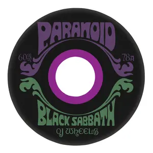 60mm Black Sabbath Paranoid Super Juice 78a OJ Skateboard Wheels