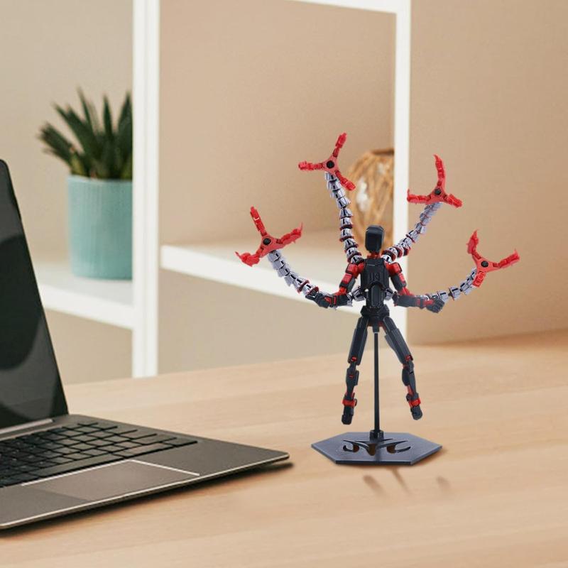 T13 Action Figure (Assembly Completed) Titan 13 Dummy 13 Figure Robot 13 Figure 3D Printed Articulated Multi-Jointed Movable Robot Model