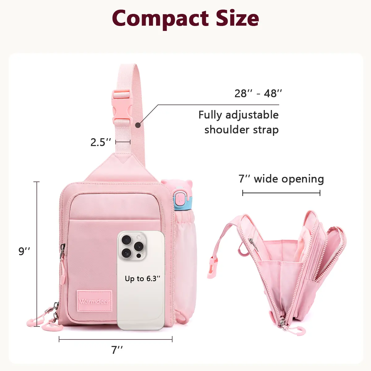 crossbody travel bag anti theft with bottle holder Travelon Anti-Theft Boho Water Tote Sling Theft Crossbody Bag with Water Bottle Holder Sling Pack, Large