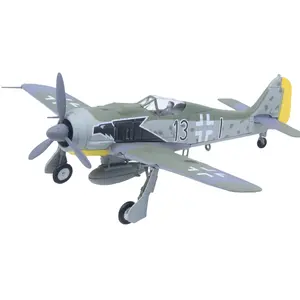German Wulf Fw 190A-8 Fighter Plane Alloy Metal Aircraft Model 1/72 Military Airplane Models Diecast Plane, Military Enthusiast Collectible & Gift