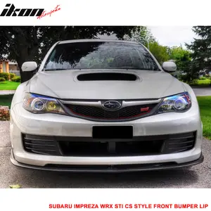 Front Bumper Lip for Subaru WRX STI 2008-2010 CS Style Carbon Fiber