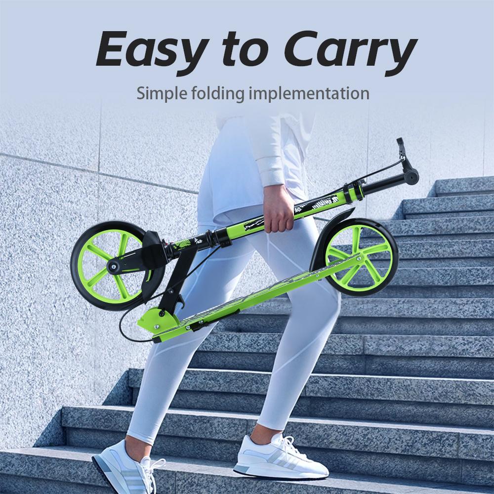 Aodi Heavy-Duty Stunt Scooter for Kids 6+ – 220Lbs Max Load, 3-Level Adjustable Handlebar, Foldable & Durable