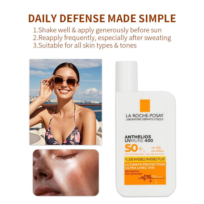 La Roche Posay	Anthelios UVmune 400 Invisible Fluid SPF50 50ml/1.69oz