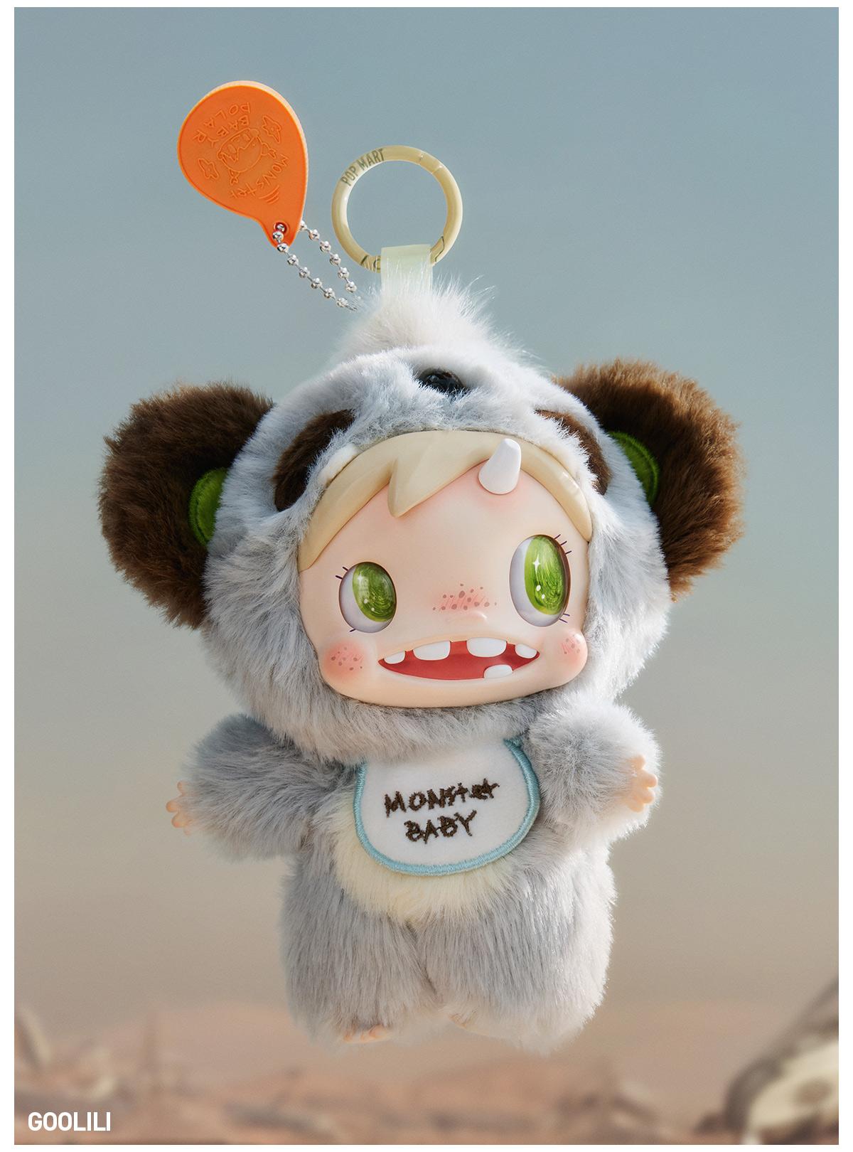 POP MART POLAR-Monster Baby Collection Series Plush Pendant Ver.1