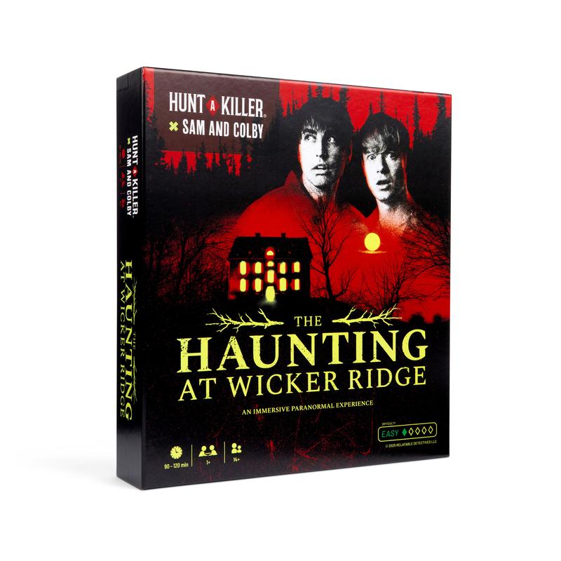 Hunt A Killer x Sam and Colby: The Haunting at Wicker Ridge – Paranormal Mystery Board Game, 90–120 Min Gameplay, Ages 14+