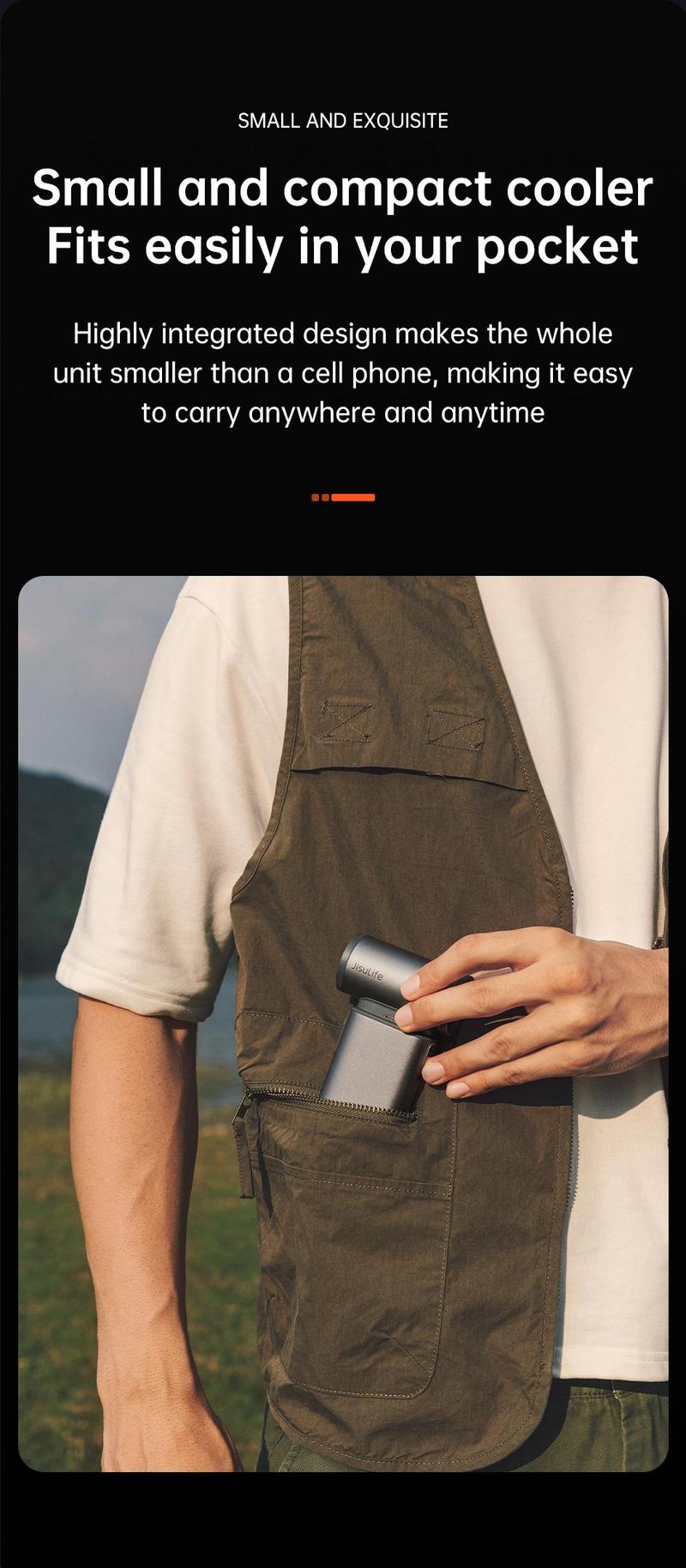 JISULIFE Portable Handheld Turbo Fan with 100 Speeds Adjustable Mini Personal Fan 9000mAh USB Rechargeable Battery Operated LED Display Powerful Cooling Solution