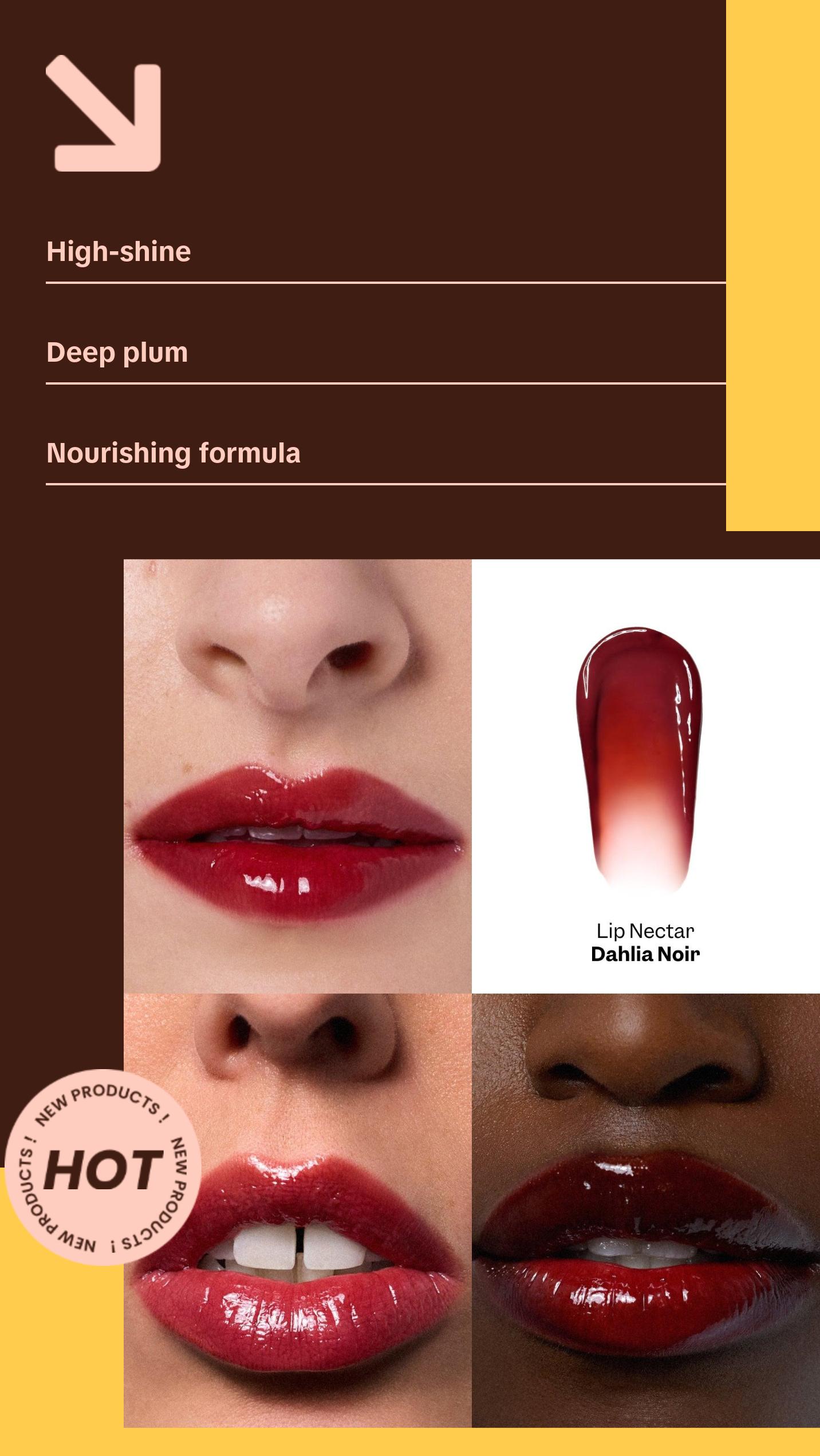 VIOLETTE_FR Lip Nectar - Dahlia Noir - Hydrating Lip Stain