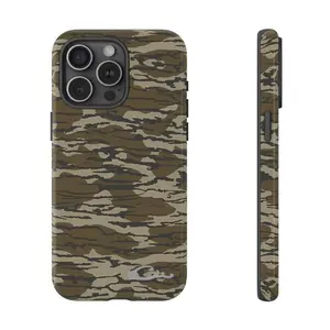 Waterfowl Camouflage Hunting Theme iPhone Case for Men Dual Layer Protection Compatible with iPhone 17 16 15 14 13 Pro Max X Series Samsung Galaxy S25