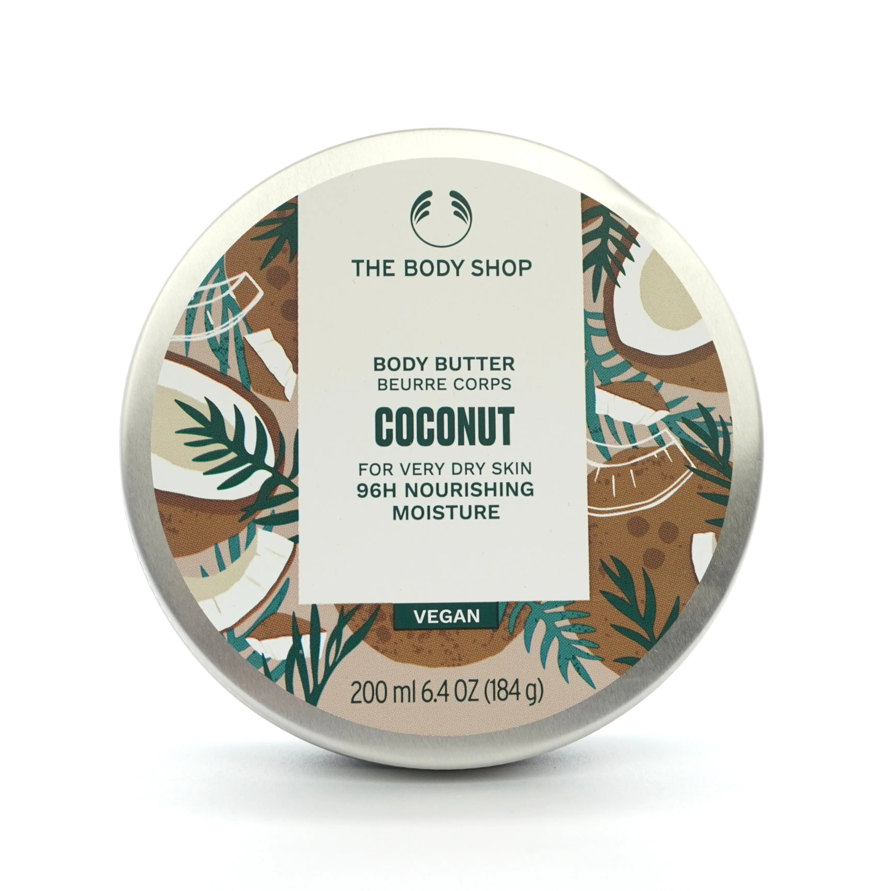 The Body Shop - Coconut Body Butter (200ml), Shea, Fragrance, Moisturizer, Smooth