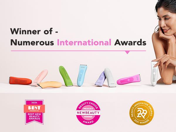 LADYSPOT Electric Bikini Trimmer for Women - Waterproof, Rechargeable, Hypoallergenic Ceramic Blades, Precise & Safe, Portable for Arms & Legs, 90-Minute Battery Life LADYSPOT Electric Bikini Trimmer for Women - Waterproof, Rechargeable, Hypoallergenic Ceramic Blades, Precise & Safe, Portable for Arms & Legs, 90-Minute Battery Life