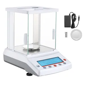 Analytical Balance 120 g x 0.1 mg High Precision Lab Scale with 0.0001 g Readability, Digital Balance Supporting G/Oz/Ct/Mg Units; 4-Unit Scale with Glass Draft Shield for Lab, Jewelry, Pharmacy, Research