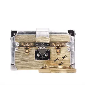 Pre-owned Louis Vuitton Epi Calfskin Crossbody Bags Petite Malle Gold 25422911 C