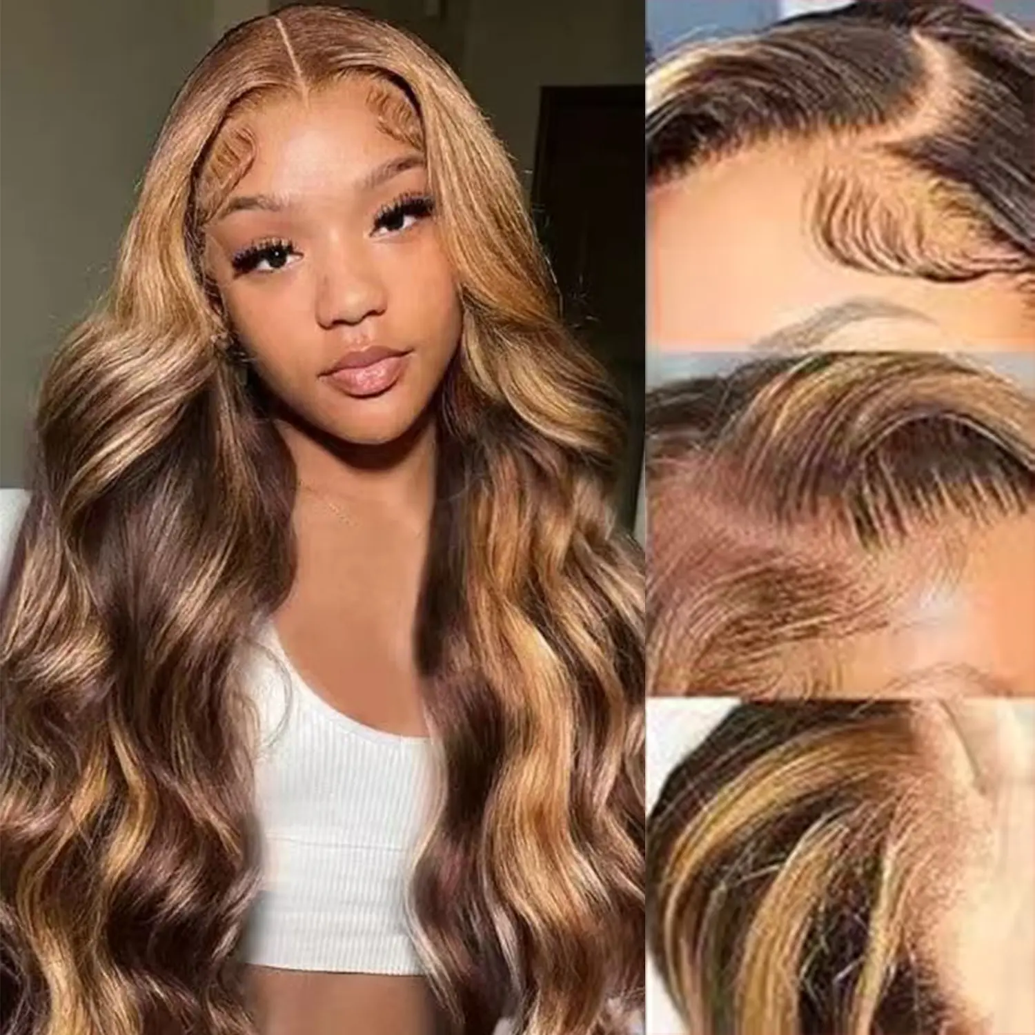 【 $63.59= 22inch Black/Burgundy/Highlight  22-30inch】Straight/Body Wave Lace Front Wig 150 density 13x4 Lace Wig For Black Women Human Hair Wigs Transparent Lace Front Wigs Human Hair With Baby Hair