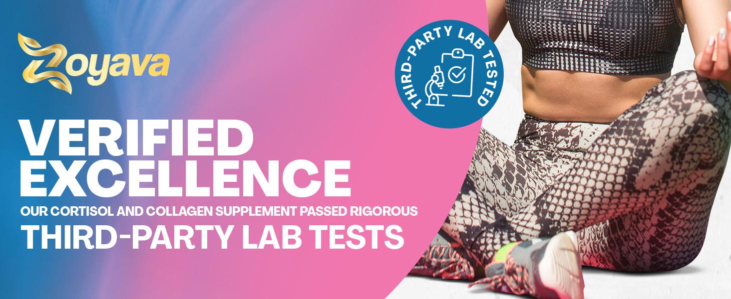 Shining Serenity Set - Zoyava Collagen & Cortisol All-in-One Dietary Supplement - Multivitamin Combo for Fitness & Healthcare with Extra Strength Ingredients - Made in USA