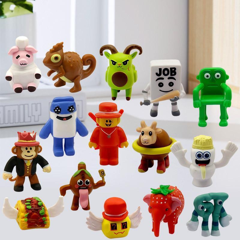 15-Piece Viral Brainrot Collectible Figure Set – Cute Meme-Worthy Figurines Perfect for Gaming Enthusiasts, Collectible-Grade Toys & Desk Decor, Unique Gifting Idea for Gamers