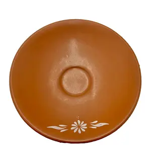 Mexican Porcelain Puebla Dinnerware Collection- Coffee Saucer 6" Clay Plates